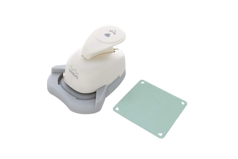 BiraBira Bira Craft 5/8 inch Lever Action Corner Craft Punch, Valentineâ€™s Day Punch, for Paper Crafting Scrapbooking(5/8-inch Heart) - Image 1